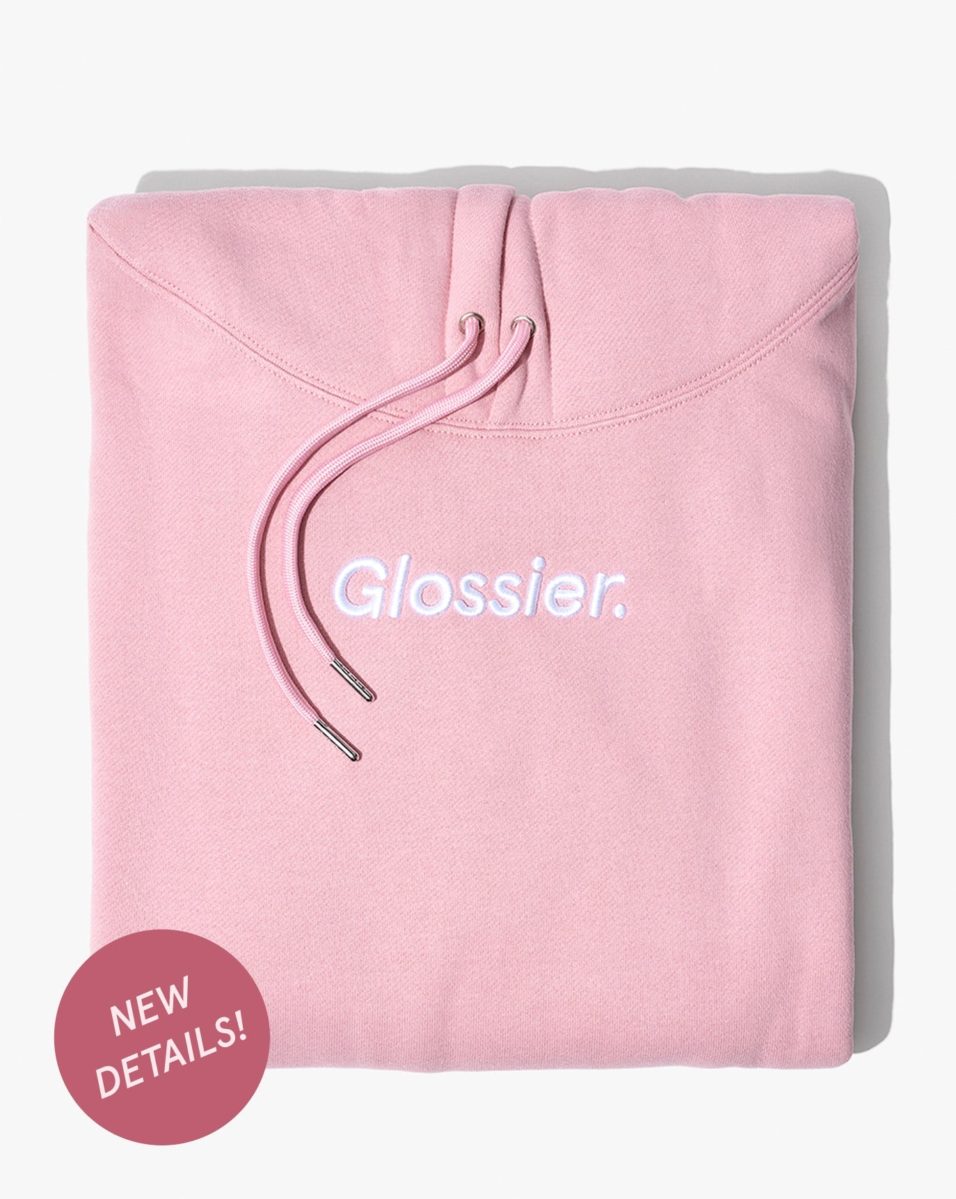 SRC_BD06758EB1F24C43 Embroidered Pink Hoodie